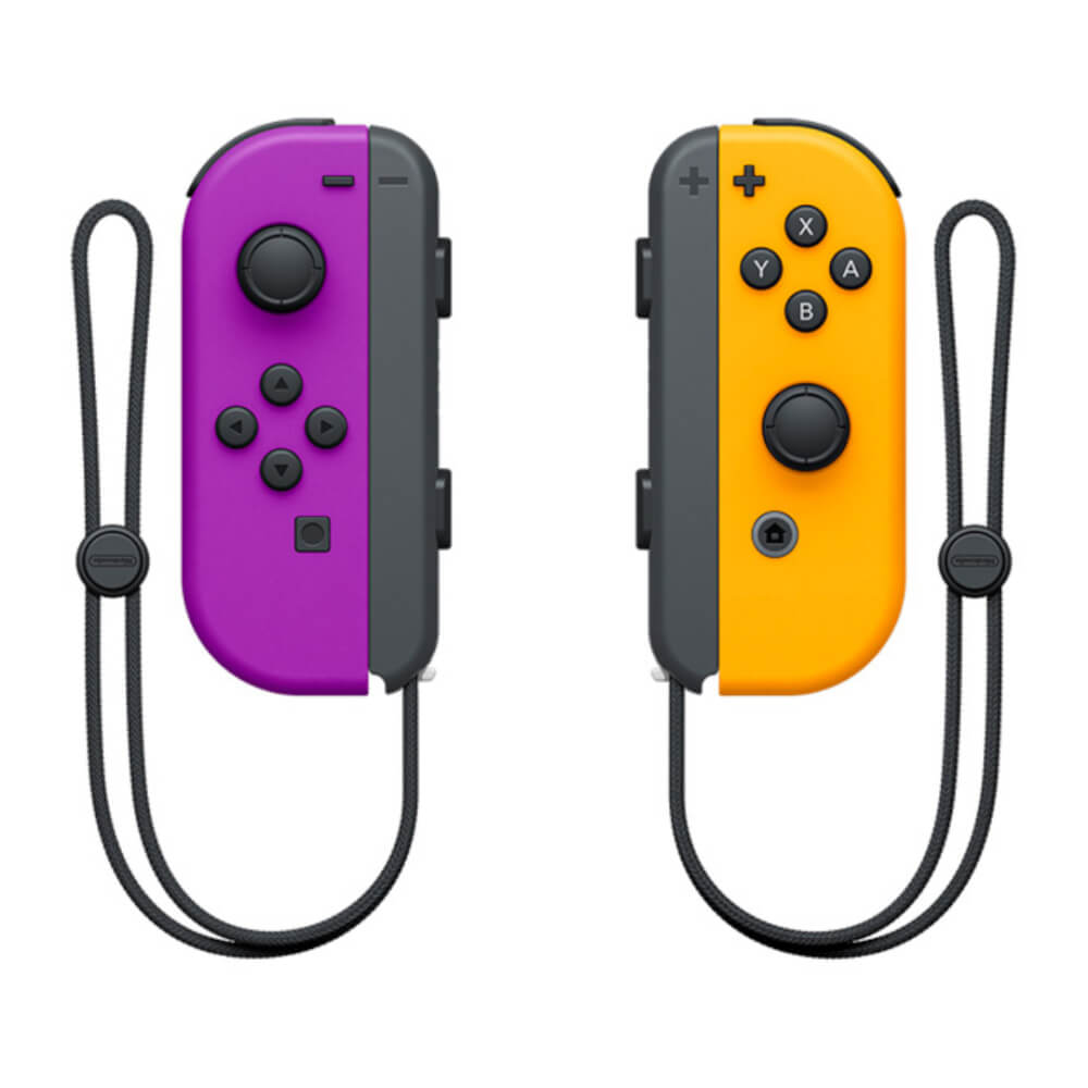  จอยเกมไร้สาย Nintendo Switch Joy Controller สีม่วง/ส้ม